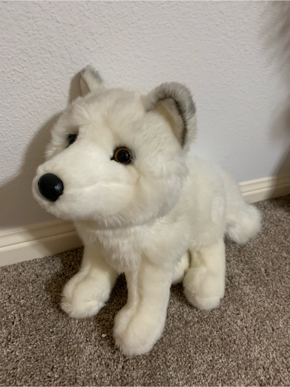 Snow Queen 11" Arctic Fox Douglas Plush Stuffed Animal Toy White Polar Snow